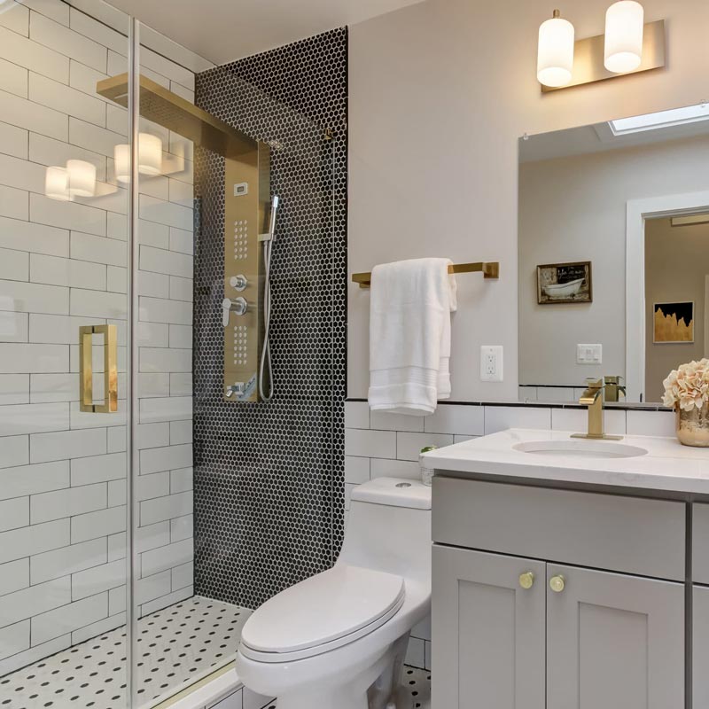 remodeled bathroom