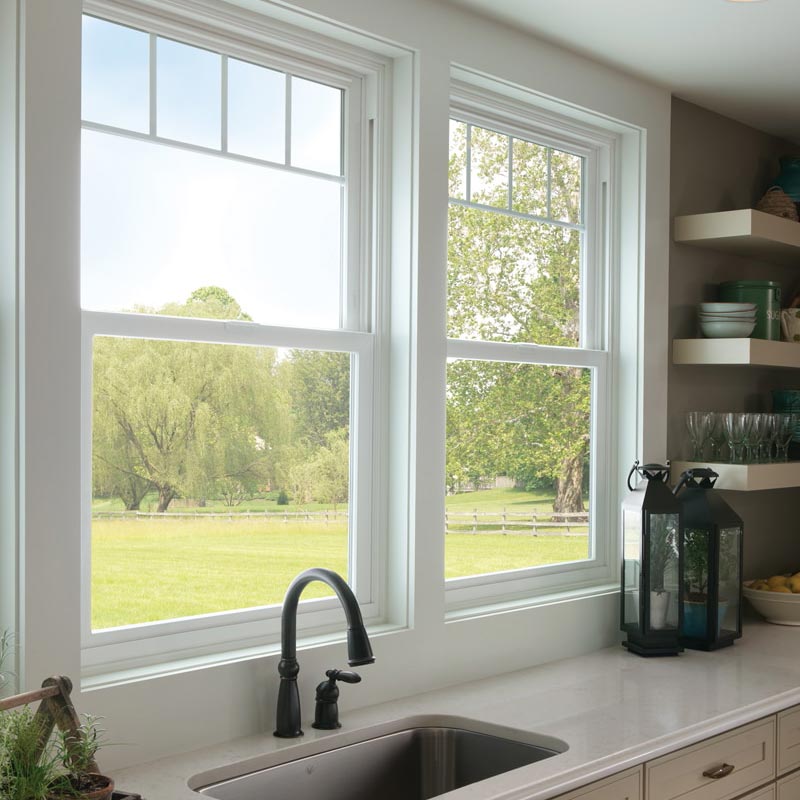 windows in kitchen